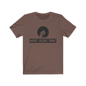 "Who 2" Short Sleeve Tee